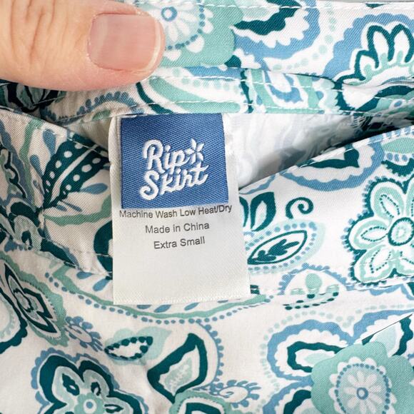 Rip Skirt Hawaii Length 2 Little Leg Ocean Sea Glass Above  Knee Length Skirt XS - Picture 9 of 14